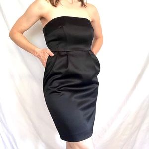 Express strapless black dress Y2K 90s Vintage